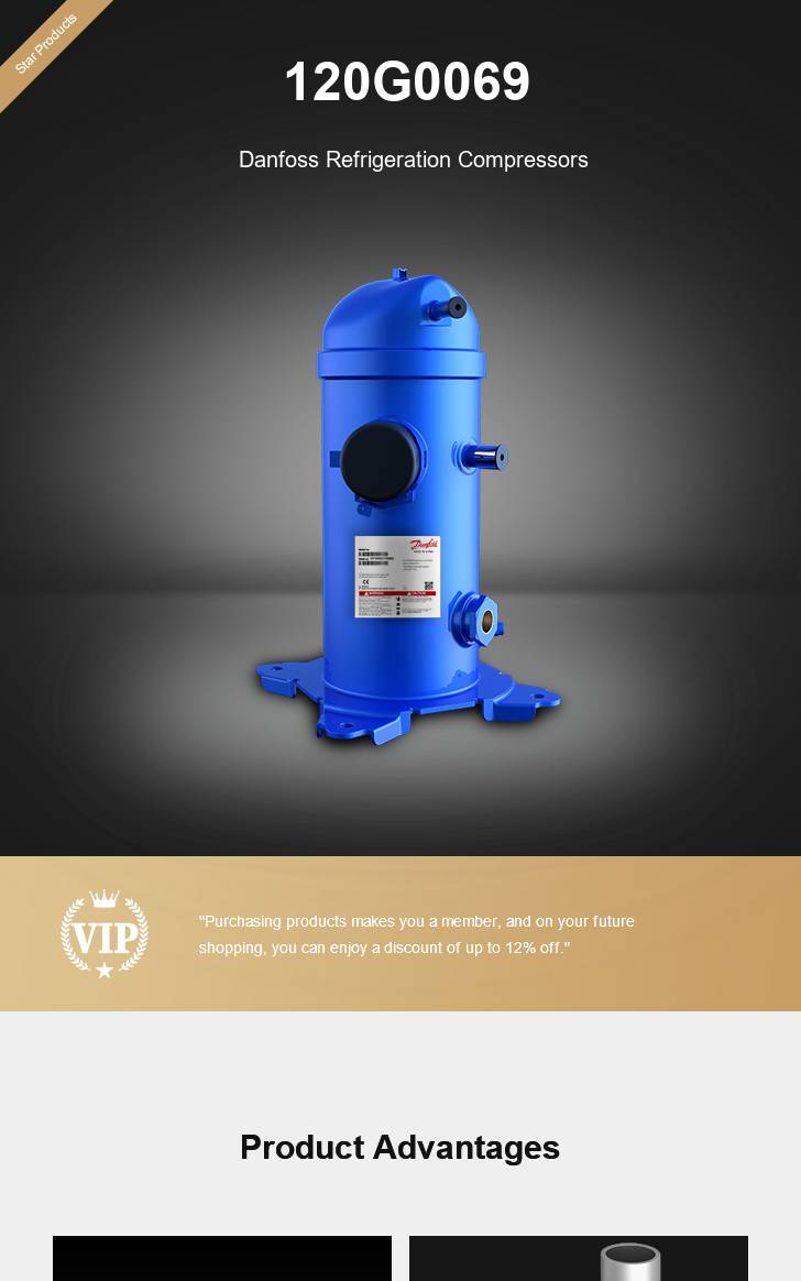 Danfoss Compressor 120G0069, technical parameters pdf, structure diagram